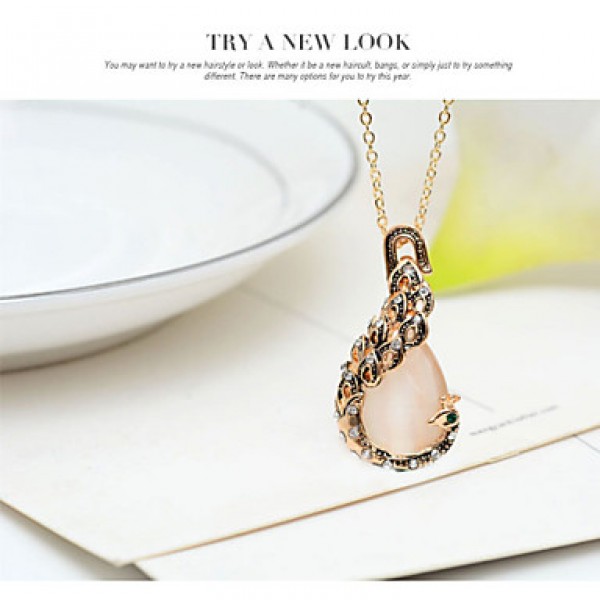 Women Vintage / Party Rose Gold Plated Necklace / Earrings Sets  