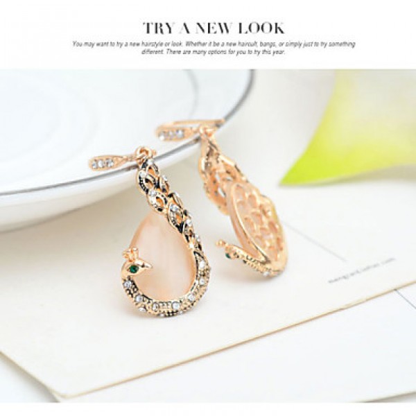 Women Vintage / Party Rose Gold Plated Necklace / Earrings Sets  