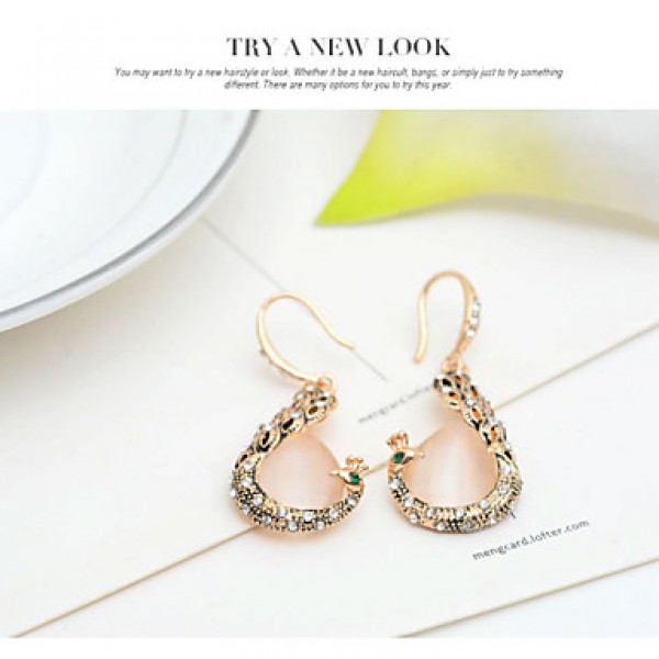 Women Vintage / Party Rose Gold Plated Necklace / Earrings Sets  