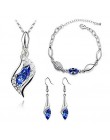 women's Austrian crystal diamond fashion jewellery set 1083  