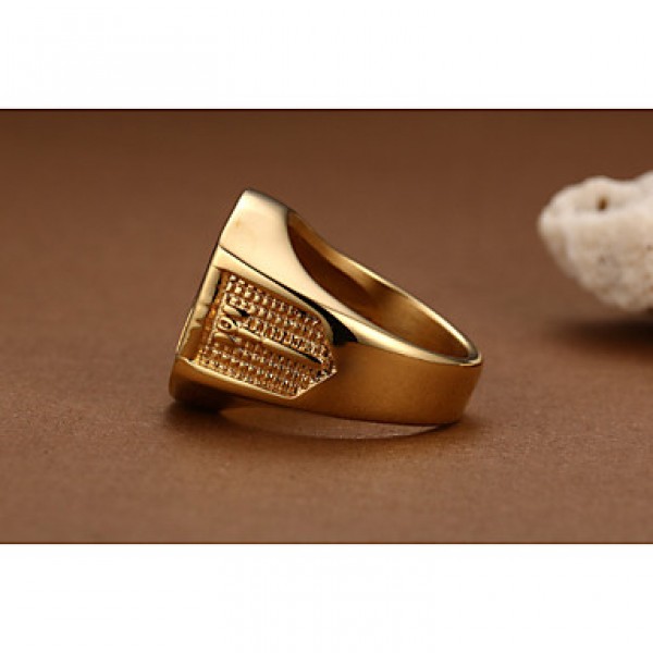 18K Gold Local Tyrants Exaggerated Man Ring